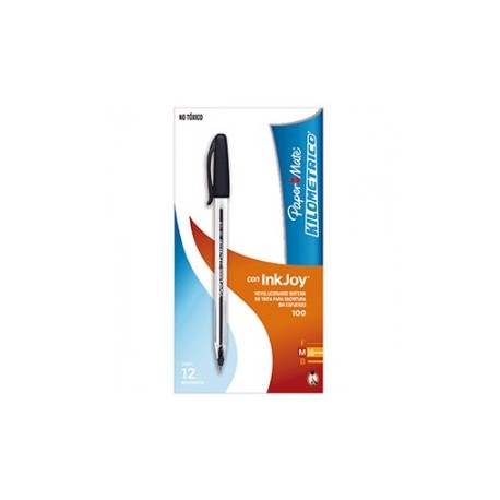 BOLIGRAFO KILOMETRICO 100 NEGRO PAQ/12
