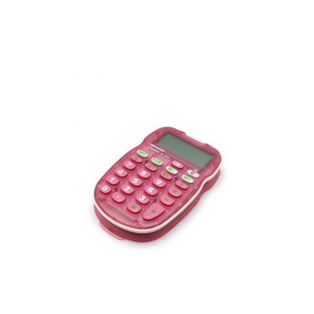 CALCULADORA BASICA SHARP ROSA ELS10BP
