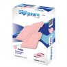 FOLDER CARTA SIGNATURE ROSA CON 100 PIEZAS