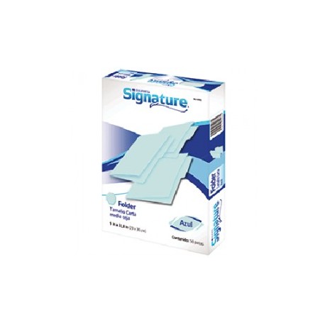 FOLDER CARTA SIGNARUTRE CON 50 PIEZAS