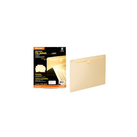FOLDER CARTA BOLSA GLOBE WEIS MANILA CON 10 PIEZAS