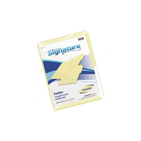 FOLDER CARTA CANARIO C3 SIG