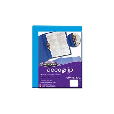 CARPETA CON PALANCA ACCO CARTA AZUL CLARO