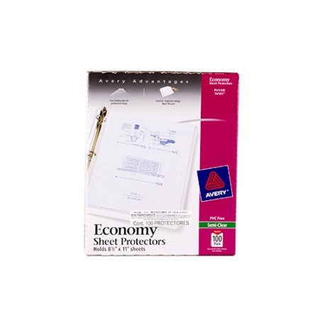 PROTECTOR DE HOJAS AVERY ECONOMICO CARTA CON 100