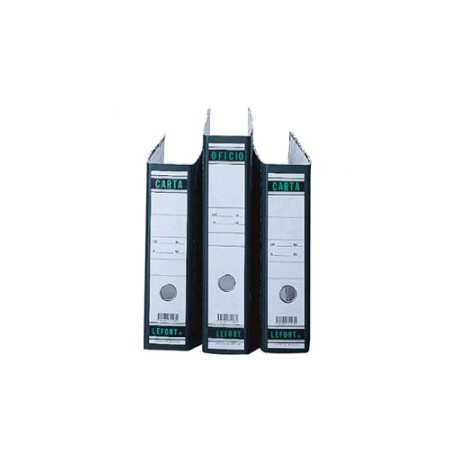 REGISTRADOR LEFORT COLOR VERDE TAM.CARTA C/OJILLO