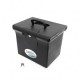 ARCHIVERO PORTATIL SABLON ORGANIFILE CON LLAVE CARTA