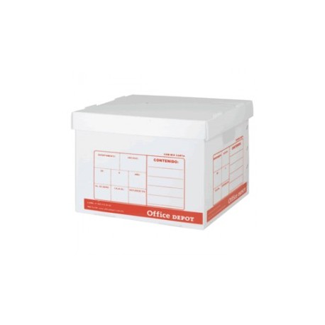 CAJA PARA OFFICE DEPOT ARCHIVO PLASTICO CARTA