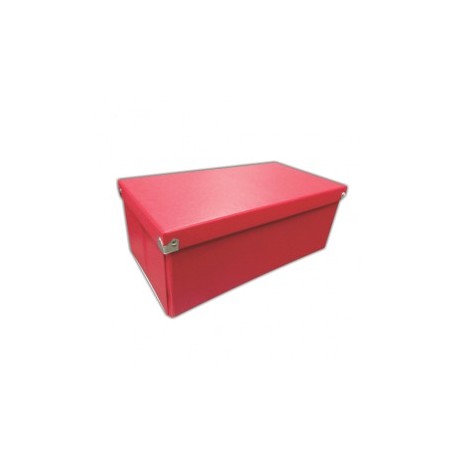CAJA PARA ARCHIVAR RIHAN PLEGABLE ESSENTIAL ROJA