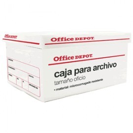 CAJA PARA ARCHIVO OFFICE DEPOT PLASTICO TAM.OFICIO
