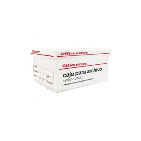 CAJA PARA ARCHIVO OFFICE DEPOT PLASTICO TAM.OFICIO