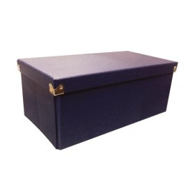 CAJA PARA ARCHIVO RIHAN PLEGABLE ESSENTIAL AZUL