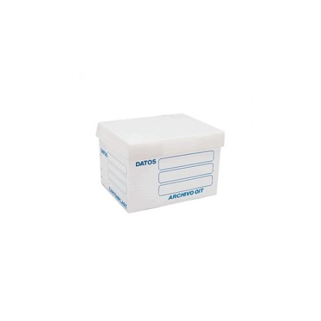 CAJA PARA ARCHIVO CARTON PLAST PLASTICA OFICIO