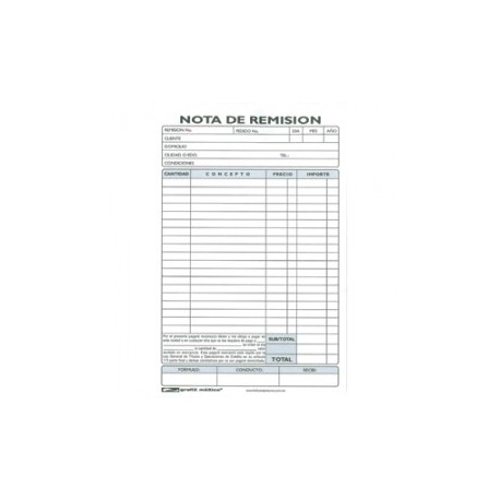 REMISION 1/2 CARTA GRAFIX AUTOCOPIANTE 3 PAQUETES