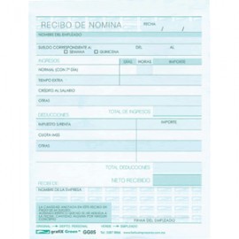 RECIBO NOMINA AUTOCOPIANTE 3 PAQUETES CON 22 JUEGO