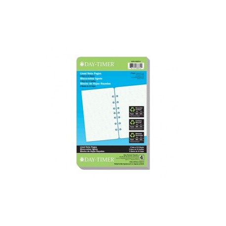REPUESTO DAYTIMER DE HOJAS RAYADAS P/ORGANIZADOR