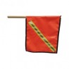 BANDERA DE LONA SILVERLINE 40X40 CON BASTON 60 CM