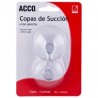 COPA DE SUCCION ACCO CON GANCHO PAQUETE C/2