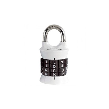 CANDADO MASTER LOCK COMBINACION 4 DIGITOS LETRAS
