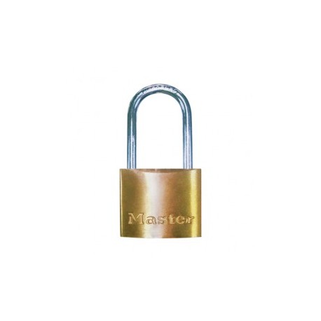 CANDADO MASTER LOCK DE LATON MEDIANO CON GANCHO