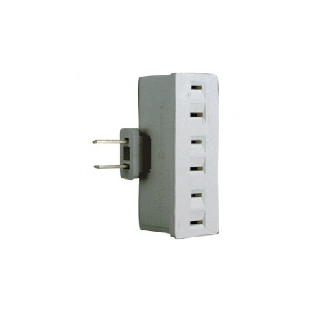 ADAPTADOR SANELEC POLARIZADO MOVIBLE 3 CONTACTOS