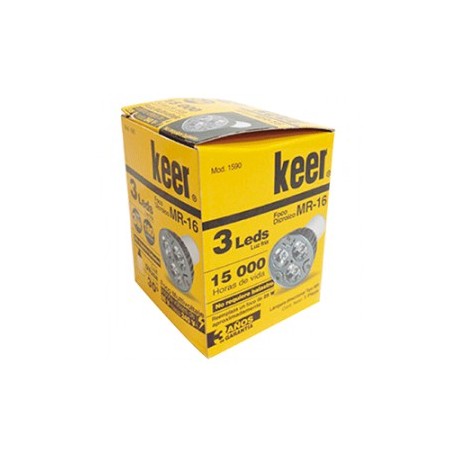 FOCO SANELEC DICROICO LED LUZ FRIA EQUIV. A 25W