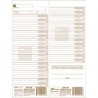 TARJETA PARA RELOJ CHECADOR GRAFIX QUINCENAL