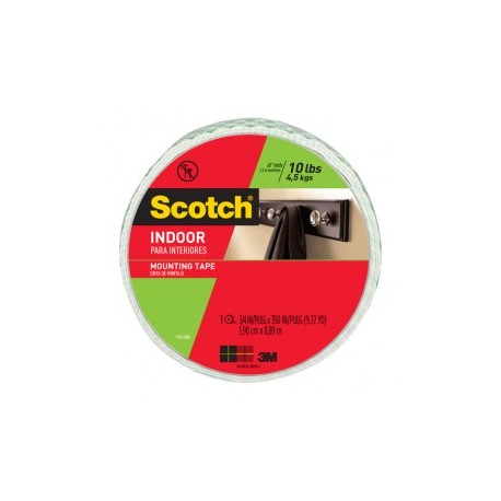 CINTA DE MONTAJE SCOTCH USO PESADO 19 X 8.89 M