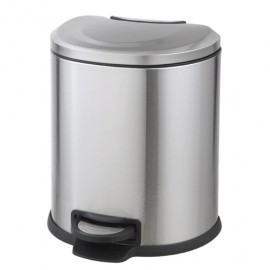 BOTE DE BASURA RED TOP ACERO SEMI CIRCULO C/PEDAL