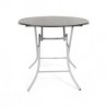 MESA PERSONAL REDONDA LIFETIME RESINA NEGRA