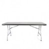 MESA DE 6 PIES RESINA NEGRA