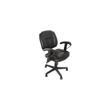 SILLA TIPO PIEL RED TOP SECRETARIAL SEUL NEGRA