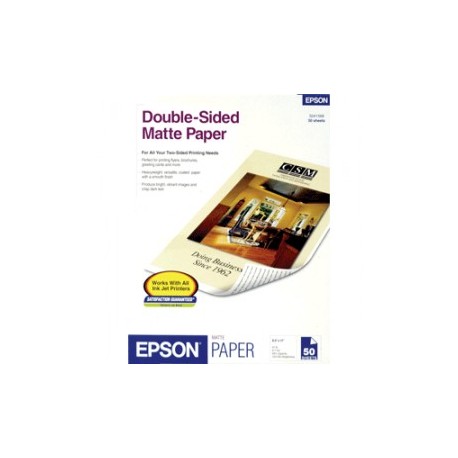 PAPEL FOTOGRAFICO MATE CARTA CON 50 HOJAS EPSON