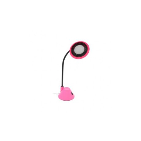 LAMPARA RED TOP DE ESCRITORIO CAMPANA LED ROSA