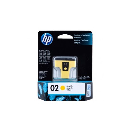 CARTUCHO DE TINTA AMARILLA HP 02 (C8773WL)