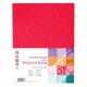 PAPEL BRIGHT RED NEON CARTA CON 100 HOJAS POCHTECA
