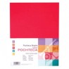 PAPEL BRIGHT RED NEON CARTA CON 100 HOJAS POCHTECA