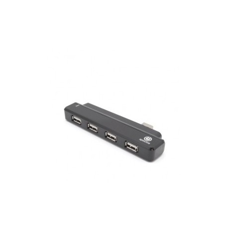 HUB USB 2.0 SPECTRA 4 PUERTOS CONECTOR MOVIBLE