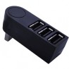 HUB USB SPECTRA 2.0 3 PUERTOS USB GIRATORIA 360G