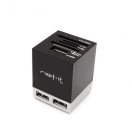 HUB USB SPECTRA 2.0 3 PUERTOS MAS LECTOR DE TARJETAS
