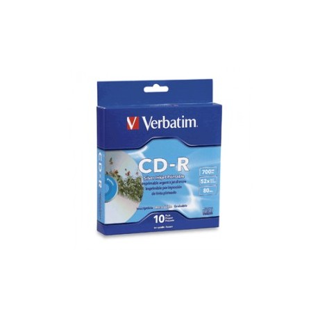 CD-R VERBATIM INKJET PRINT 700MB 80MIN 52X 10 PIEZ