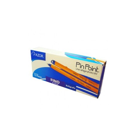 BOLIGRAFO PINN POINT PUNTO FINO .7MM AZUL C/12