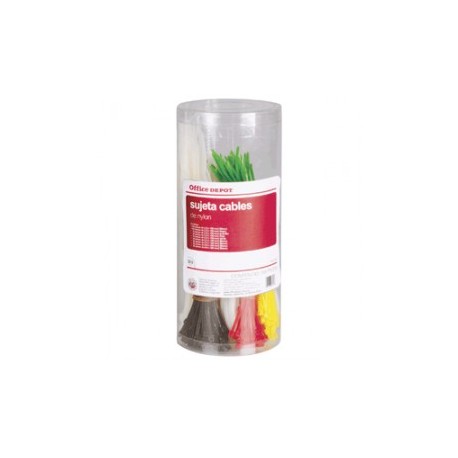 SUJETA CABLES DE PLASTICO OFFICE DEPOT 500 PIEZAS