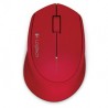 MOUSE INALAMBRICO LOGITECH OPTICO M280 ROJO