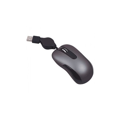 MOUSE ALAMBRICO SPECTRA 1000 DPI CABLE RETRACTIL