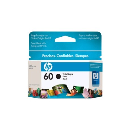 CARTUCHO DE TINTA NEGRA HP 60 (CC640WL)
