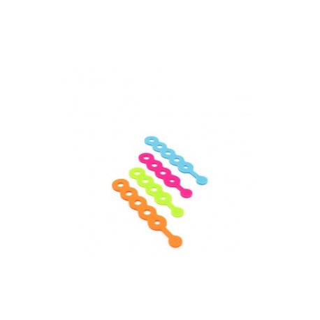 ORGANIZADOR DE CABLES SPECTRA 4 PZ VARIOS COLORES