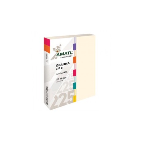 OPALINA AMATL MARFIL 225 GR CON 100 POCHTECA