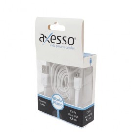 CABLE USB A MICRO USB AXESSO (1.5 MTS)