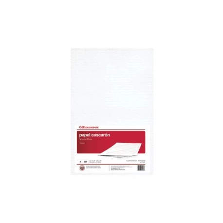 PAPEL CASCARON 4 OCTAVOS PAQUETE CON 4 OFFICE DEPOT