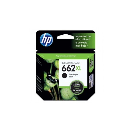 CARTUCHO TINTA NEGRA ALTO RENDIM. HP 662XL CZ105AL